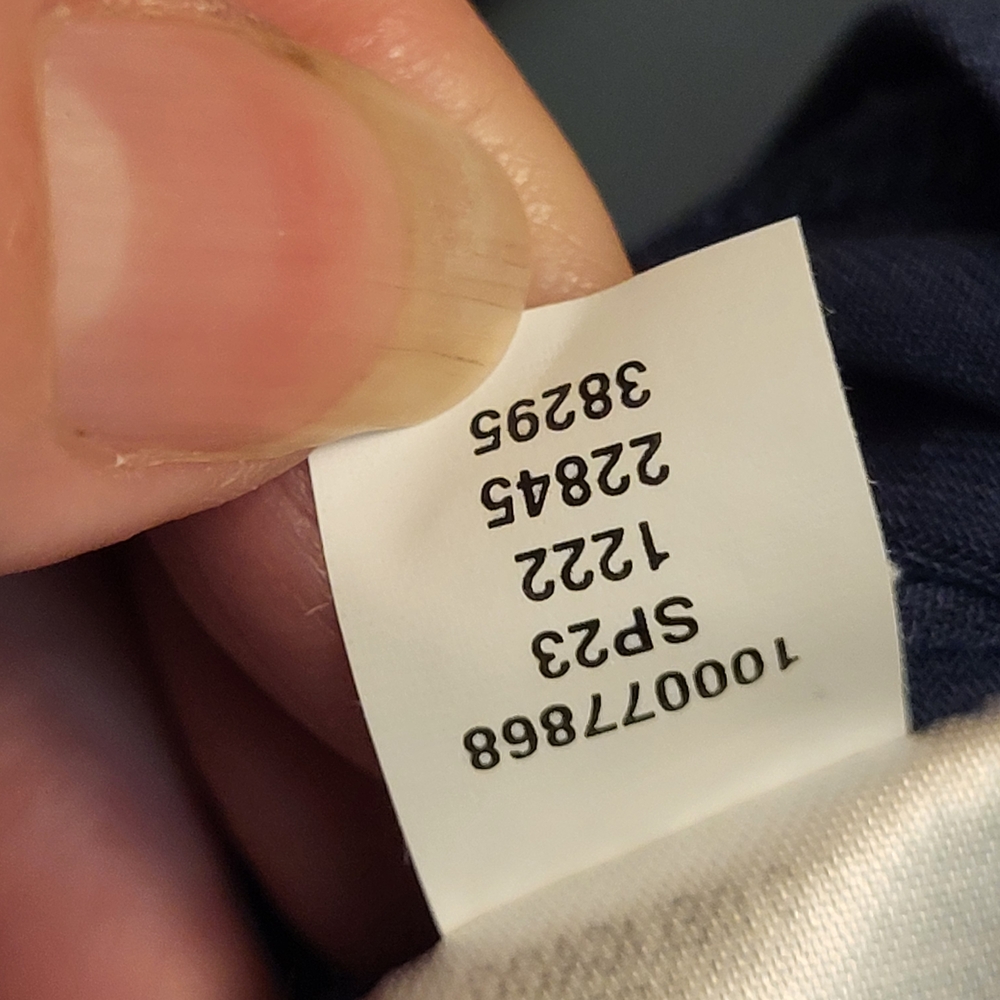 NWT, INC International Concepts Women's Deep Blue Zip-Pocket Blouse - Size M - Picture 7 of 8